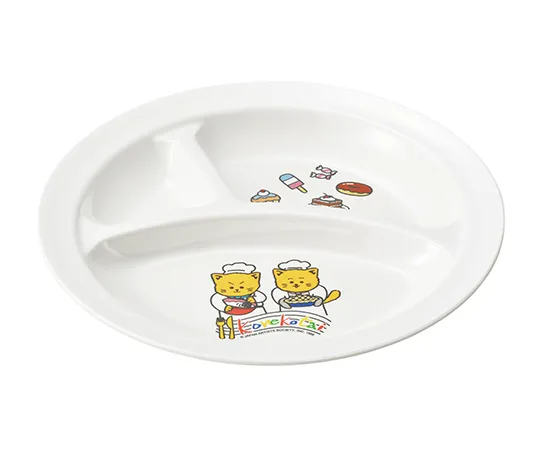 62-9961-46　Round Lunch Plate (Large) Konekotai　KO-1