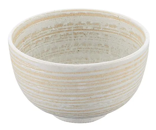 63-7196-69　Japanese Crockery Collection Shino Brushome Natsume Tanuki Rice Bowl 5.5 cm　8181570