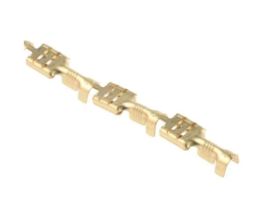 63-7667-01　TE Connectivity FASTON.250系列Crimp Receptacle, 6.35 x 0.81mm,1mm2到2.5mm2,17AWG到13AWG　2-160256-1