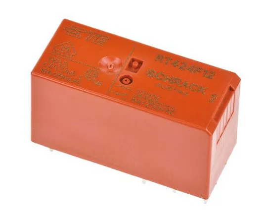 63-7679-64　DPDT PCB安装锁定继电器15 A,12V直流电源应用　RT424F12