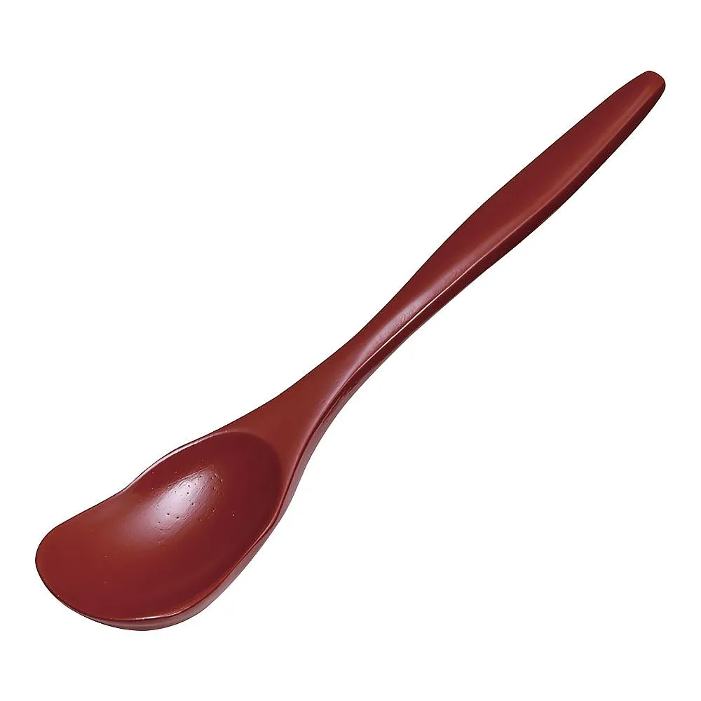 62-6722-17　Genuine lacquer ice cream spoon red