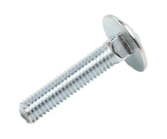63-7601-87　光亮镀锌钢槽螺栓，M6 x 30mm　512-0991