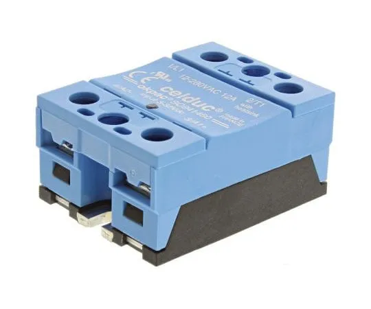 63-7591-26　Celduc 12 A固态继电器，0交叉，底盘安装，Triac, 280 V rms最大负载　SO941460