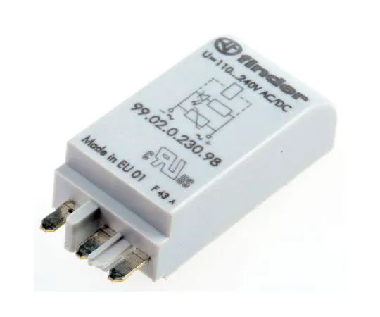 63-7646-23　Finder 230V ac/dc Plug in Interface Relay Module　99.02.0.230.98