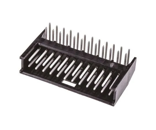 63-7598-34　TE Connectivity AMPMODU MOD II, 24 Way, 2 Row, Right Angle PCB Header　280522-1