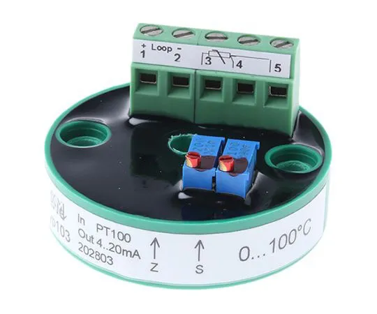 63-7511-83　PT100温度变送器，24 V -25→+85°C　LKM 103/2