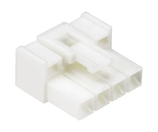63-7602-70　JST VLP男连接器外壳，6.2毫米间距，4路，1列　VLP-04VN-1