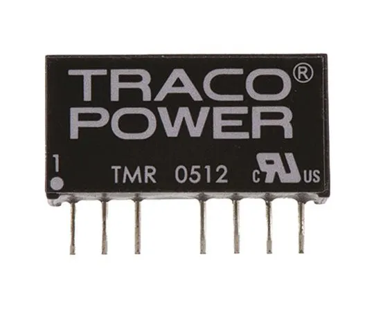 63-7540-85　TRACOPOWER TMR 2 2W隔离直流-直流换流器通过孔，电压在4.5→9 V直流，电压输出12V直流　TMR 0512