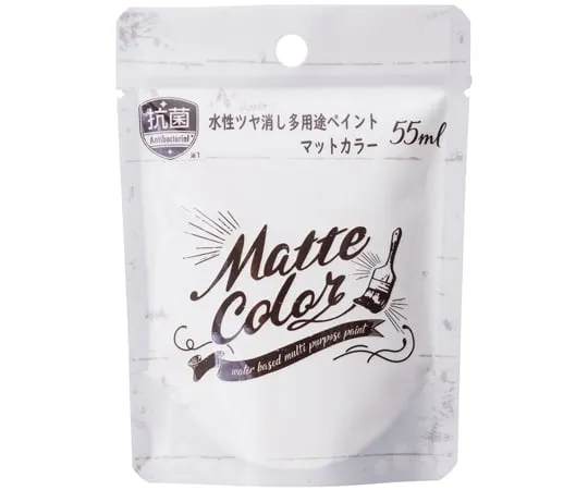 67-7120-75　Water-Based Multipurpose Paint Mat Color Snow White 55 mL