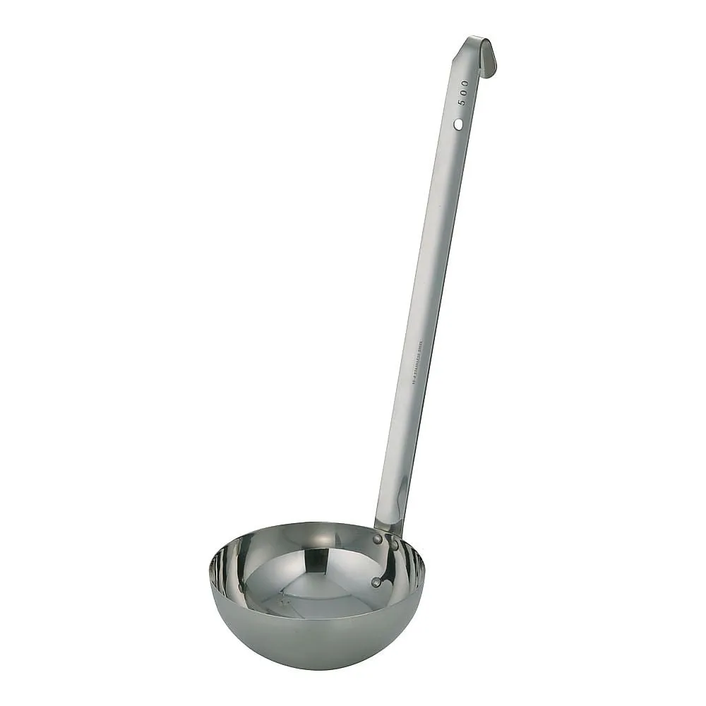 62-6454-17　18-8 Soup Reddle 500 mL　BLCF90500