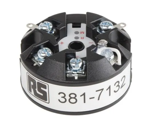 63-7516-26　各种热电偶输入温度变送器，8→30 V直流， -20→+70°C　381-7132
