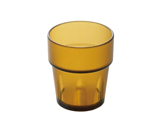 63-5608-49　Clear Tableware King Tumbler 260 mL (Amber)　TR-804A