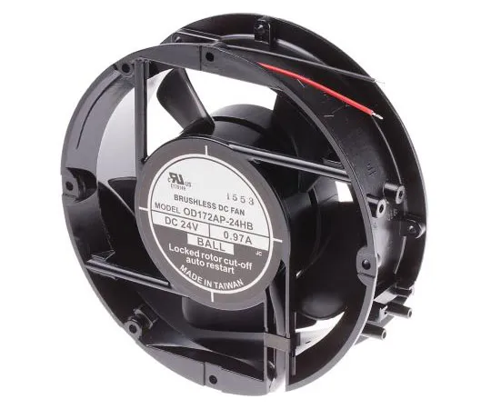 63-7641-58　RS PRO轴向风扇，172 x 51mm, 235cfm,23W, 24 V直流　619-6680