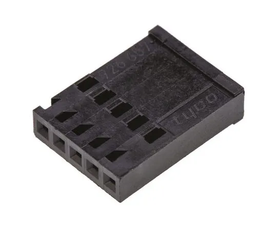 63-7598-36　TE Connectivity AMPMODU女性连接器外壳，2.54毫米间距，5路，1列。　926657-5