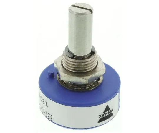 63-7560-31　Vishay 1钢连续旋转导电塑料电位器，直径6.35毫米。轴，20kΩ，±20%，1W,线性　357B0203MAB251S22
