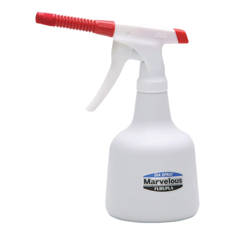 66-0015-03　Marvelous (Alkaline Resistant Sprayer Bottle) Red 8 cm Straight Nozzle 500 mL　No.4530-33