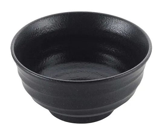 63-7197-30　Tenmoku iron sand rice bowl 6 cm (φ185)　8179980