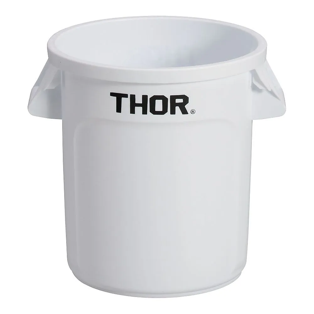 62-6615-20　Trust Round Container 38 L White　1011