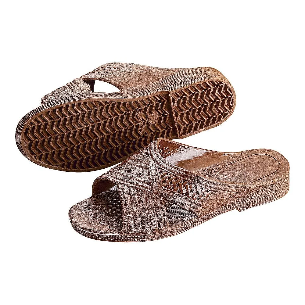 64-9284-39　Men's Shower Sandals M Chocolate in Front　SSV3909