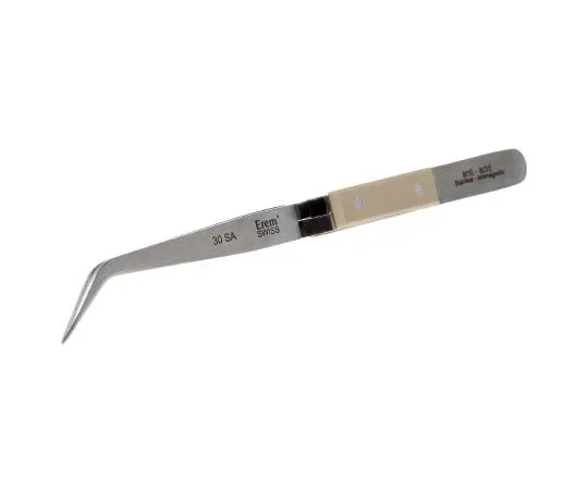63-7549-13　Erem by Weller 150 mm,Anti-Magnetic不锈钢，指针式;已绑定;弯曲，抗酸镊子　30 SA