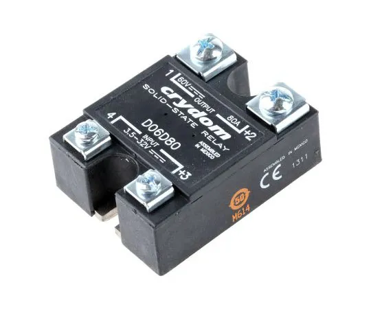 63-7521-46　Sensata/Crydom 80固态继电器，表面贴装，MOSFET, 60 V最大负载　D06D80