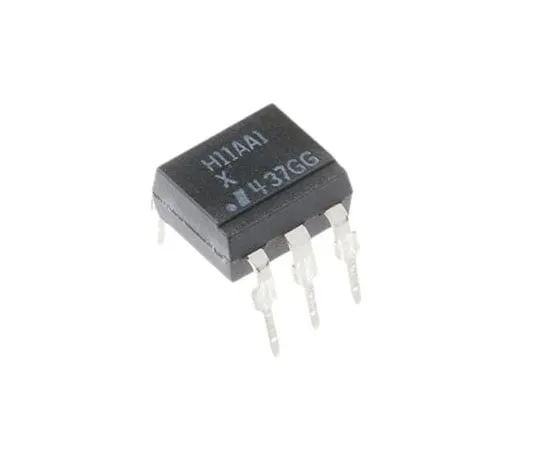 63-7552-91　同轴，H11AA1X交流输入晶体管输出光耦合器，通孔，6针PDIP　H11AA1X