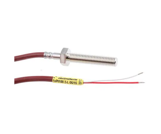 63-7512-32　电热PT100传感器， -50°C min+200°C max, 40mm探针长度x M8探针直径　K4-E-2LS-200