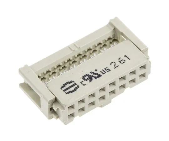 63-7538-68　用于电缆安装的16路IDC连接器插座，2行　9185166803