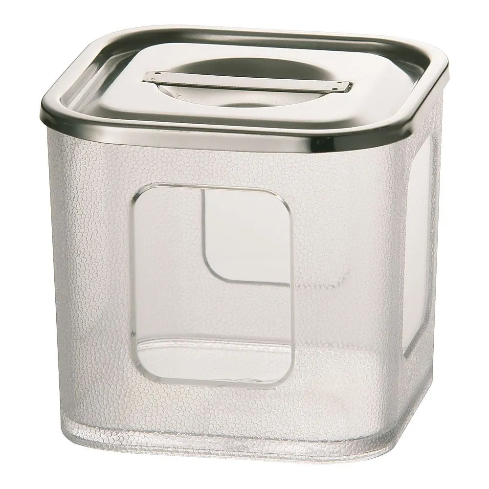 64-4185-87　Polycarbonate Deep Square Kitchen Pot 8 cm