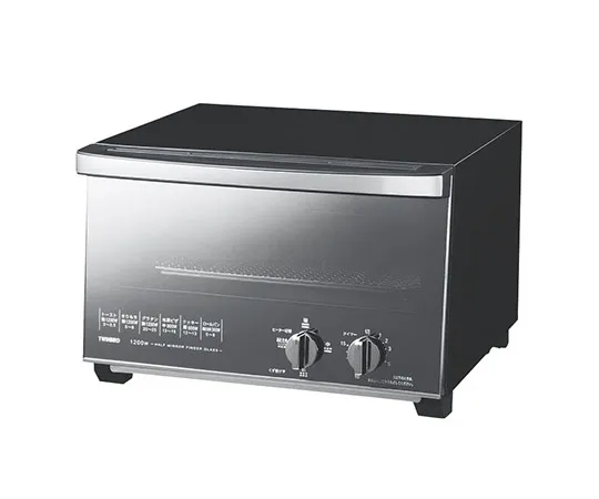 63-1752-76　Mirror Glass Toaster Oven TS-D047B Black　607002