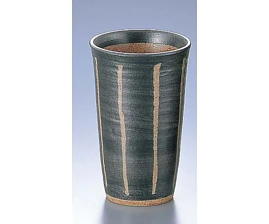 62-6819-62　Carved Jigusa Cup Black (Small)　D03-23