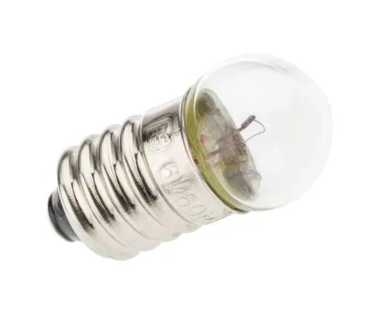 63-7652-99　E10指示灯，透明，6V, 60 mA, 1万小时　655-9643