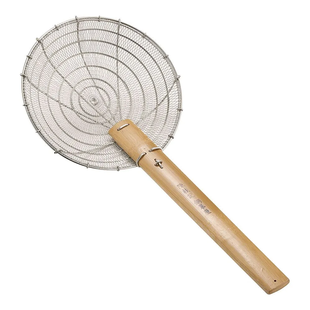 63-1252-43　Chien Shiki Stainless Steel Oil Strainer 10 Inches　SKS1010
