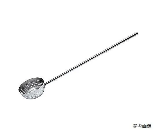 67-2418-52　18-8 Holed Ladle (Handle Whole Circumference Welding) Handle Length 1000 mm 1.2 L　SH-657P