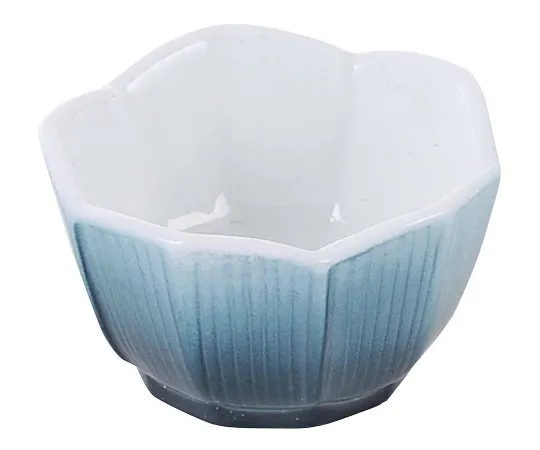 63-7196-10　Japanese tableware collection Aizai Kikyo-type delicacy bowl　8180980
