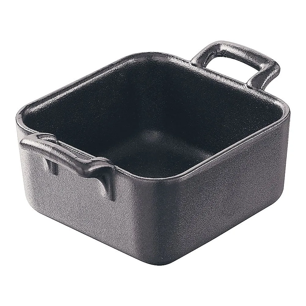 62-6820-62　Revol Mini Square Dish Deep Cast Iron　642075
