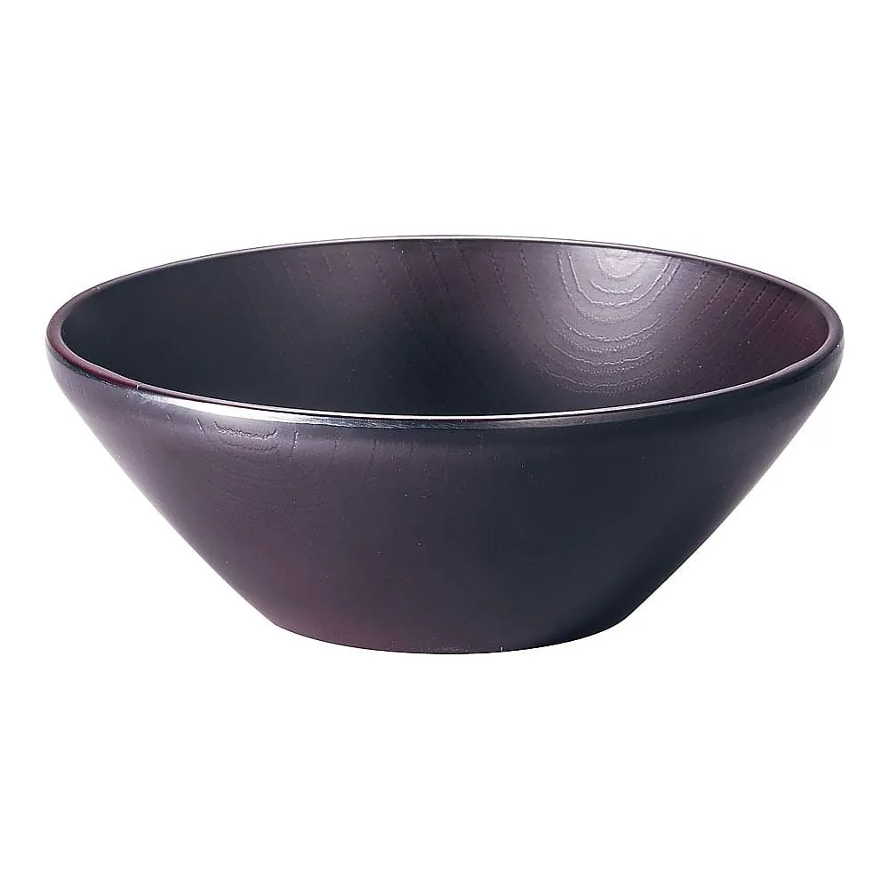 62-6852-39　Wallna salad ball 13 cm dark brown
