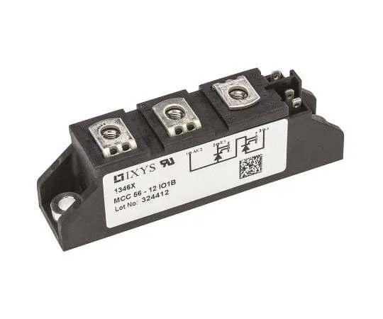 63-7666-09　IXYS,MCC56-12io1B,双晶闸管模块SCR,64A1200V,7针TO-240AA　MCC56-12IO1B