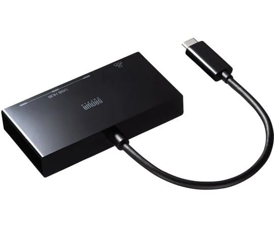 67-9330-84　Gigabit LAN adapter with USB Type-C hub　USB-3TCH19RBKN