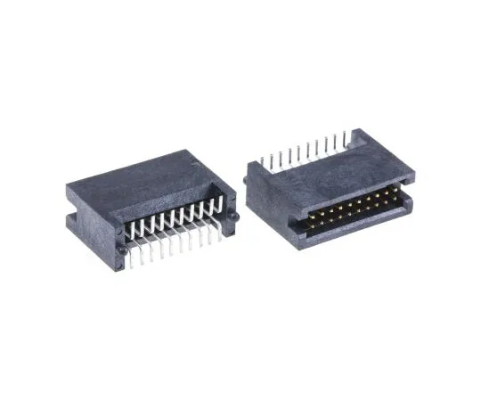 63-7596-01　Samtec Tiger Eye TFM, 20 Way, 2行，直线式PCB页眉　TFM-110-32-S-D-A