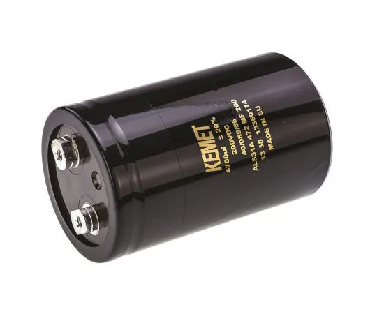 63-7517-08　凯美特4700μF200V直流铝电解电容器，螺柱安装位66 x 105mm+85°C 66mm 105mm　ALS31A472MF200