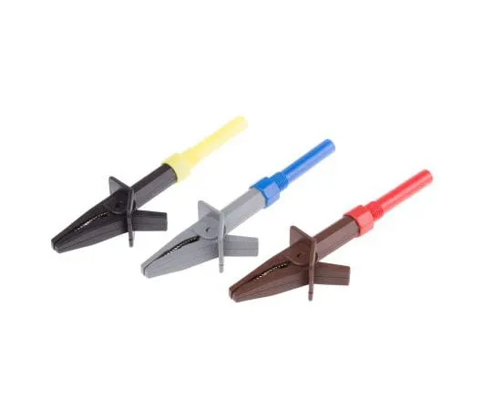 63-7585-87　RS PRO鳄鱼夹，万用表专用　493-5556