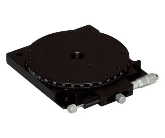 62-9898-45　Fine Rotation Slim Stage (Φ125) V Groove & Cross Roller Standard Micro　RS-147-1
