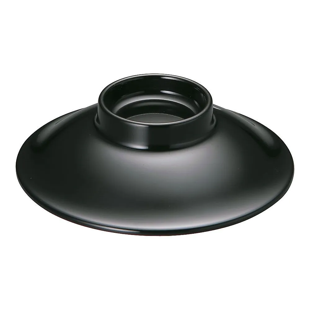 62-6853-53　New Melamine Soup (Outer Kurouchi Zhu) Lid　M-816