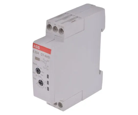 63-7583-18　ABB关闭延迟单定时器继电器，螺丝，0.05 s→100 h, SPDT,1联系人，SPDT, 24→240 V ac, 24　1SVR500110R0000  CT-AHD.12