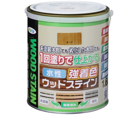 67-7121-51　Water-based Strong Colored Wood Stain 1.6 L Oak