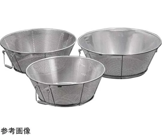 67-2423-39　BK 18-8 Punching Basket Fine Height 200 mm　HF-P55-2