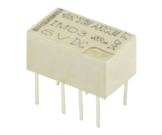 63-7536-21　TE Connectivity DPDTNon-LatchingRelay PCB Mount,5V直流线圈，2A　IM03TS