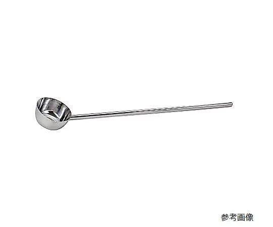 67-2418-40　18-8 Ladle with Spout (Handle Whole Circumference Welding) Handle Length 1000 mm Approx. 1.2 L　SH-657M