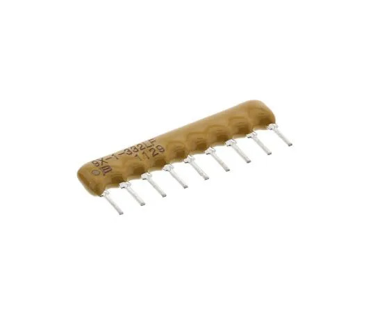 63-7609-50　负载电阻网络3.3kΩ±2% 8电阻，总功率1.13W, SIP封装4600X通孔　4609X-101-332LF